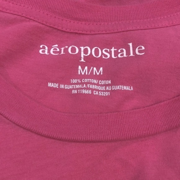 Aeropostale Pink‎ Shirt Size M - Picture 2 of 2